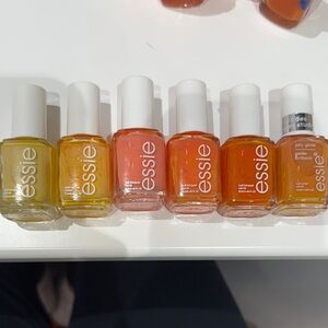 Essie Nail Polish Set - Yellow, Orange, Coral